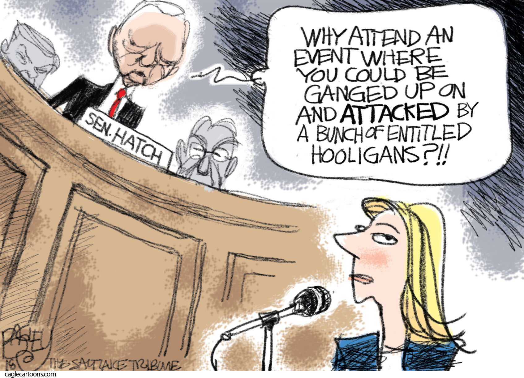 Kavanaugh confirmation cartoon